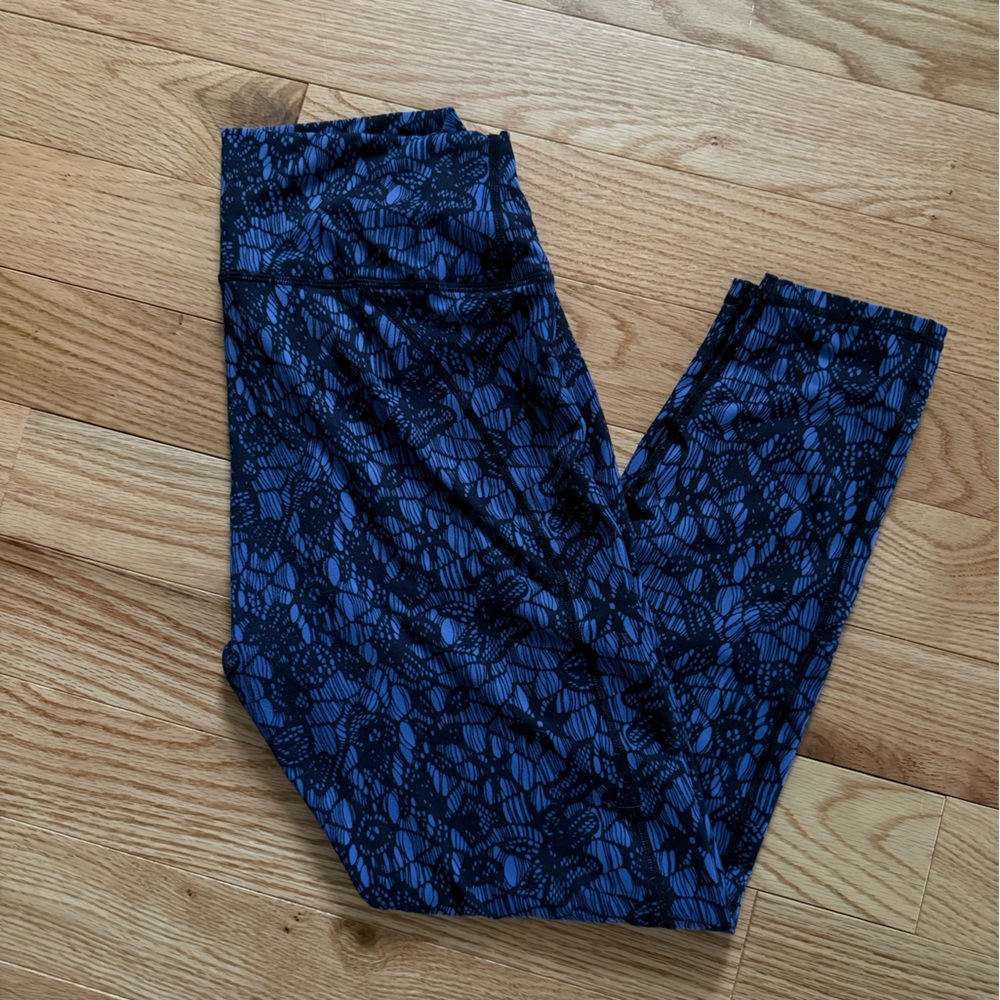 Fabletics Blue Print Leggings